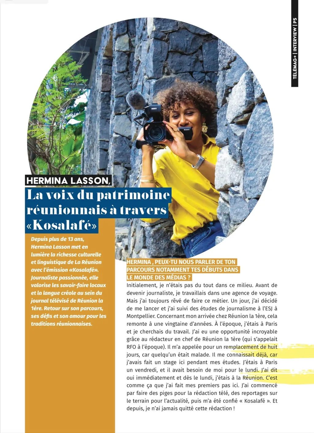 Hermina Lasson — la voix du patrimoine réunionnais