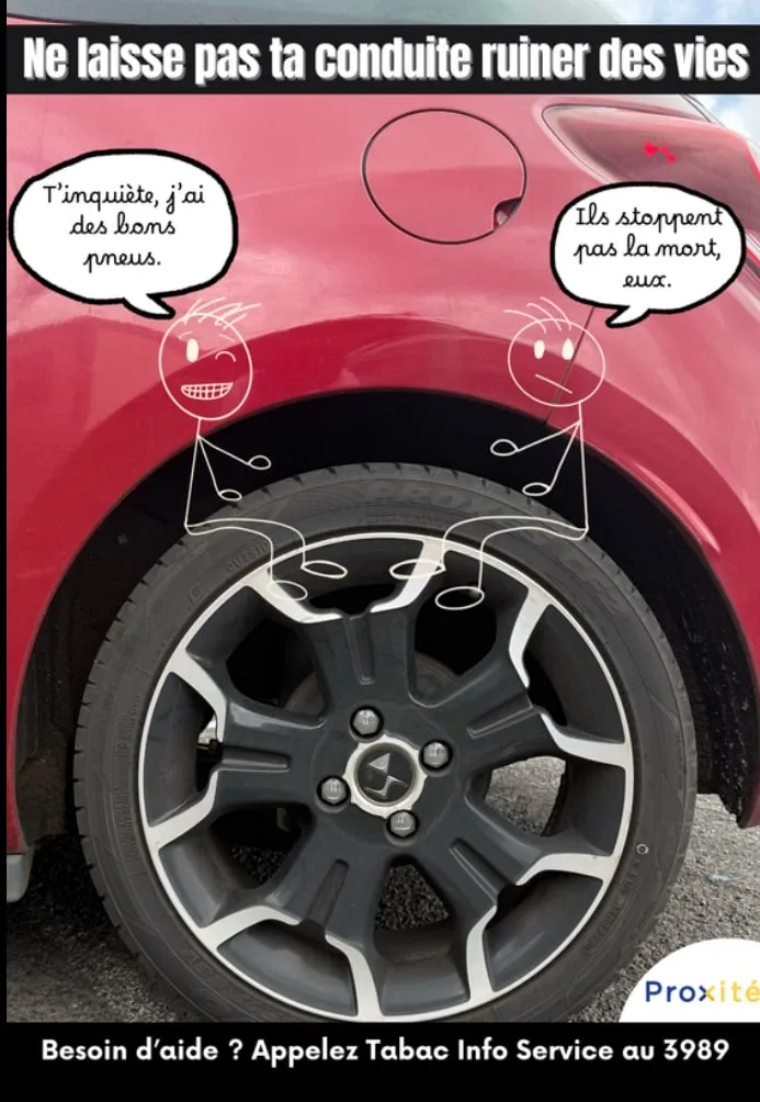 Affiche de prévention — conduite
